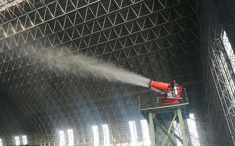 霧炮機的噴霧壓力對降塵有什么影響？