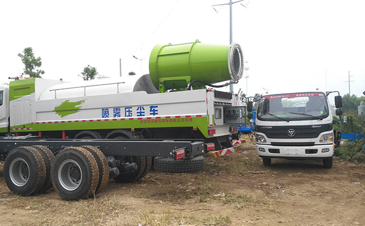 降塵霧炮機可以安裝在車輛上嗎？降塵原理是什么？